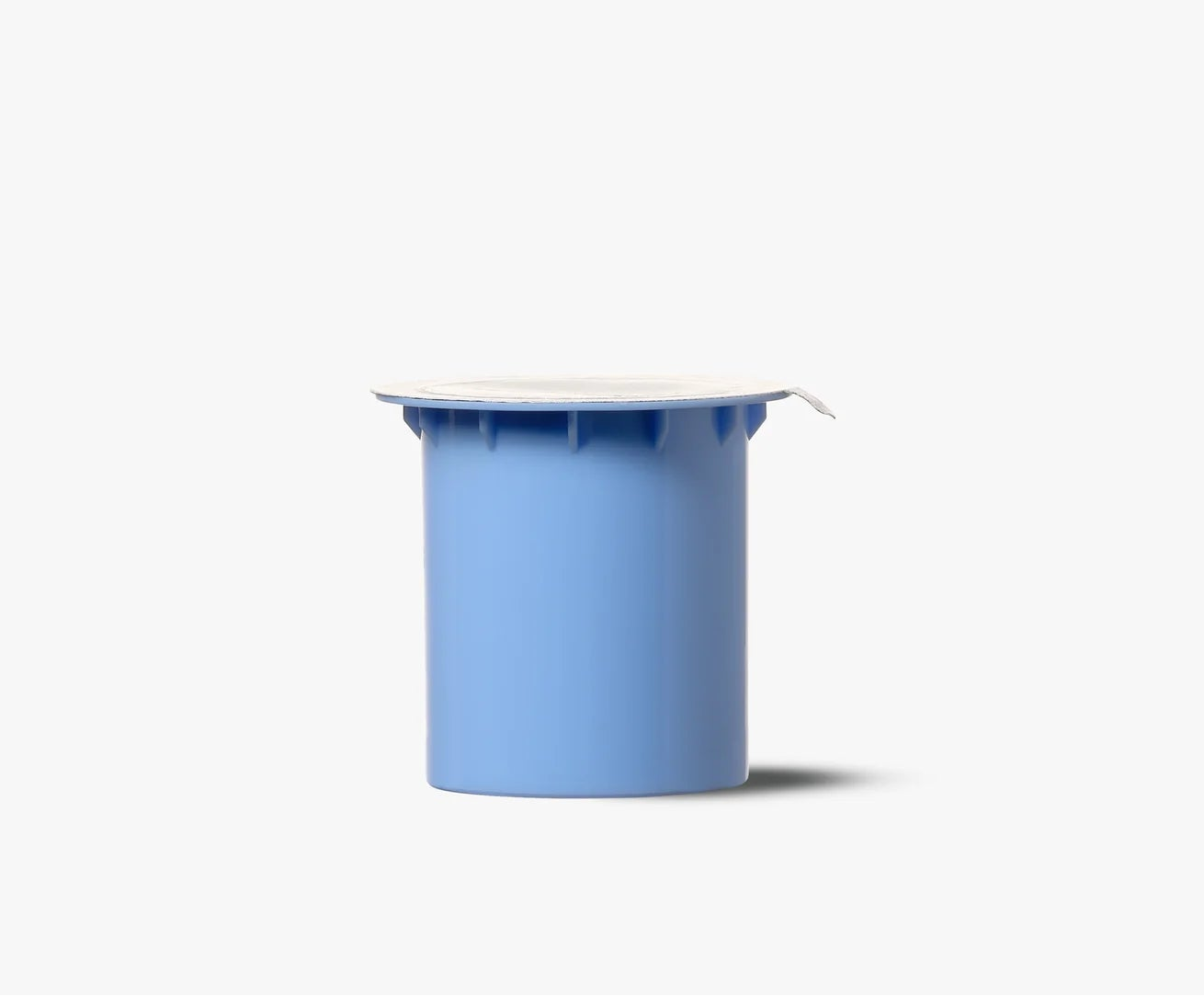 Blue container of Hydramemory Rich Sorbet cream on a white background